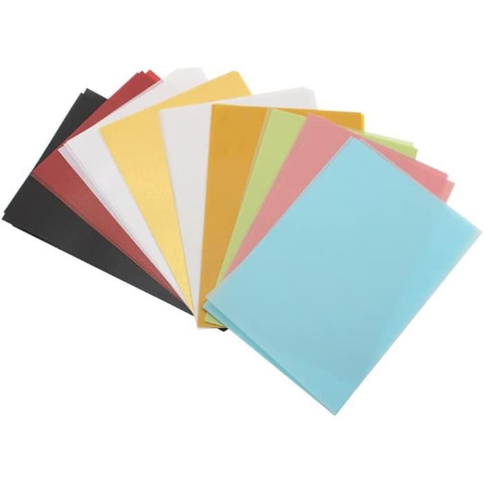 Papier calque couleur 115g/m² 24 feuilles
